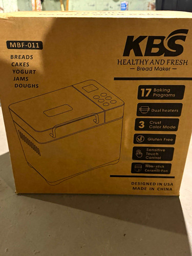 Kbs mbf 011 bread maker - kbs, mbf-011